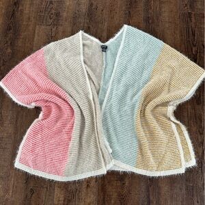 Roffe Colorful Striped Women's Shaw